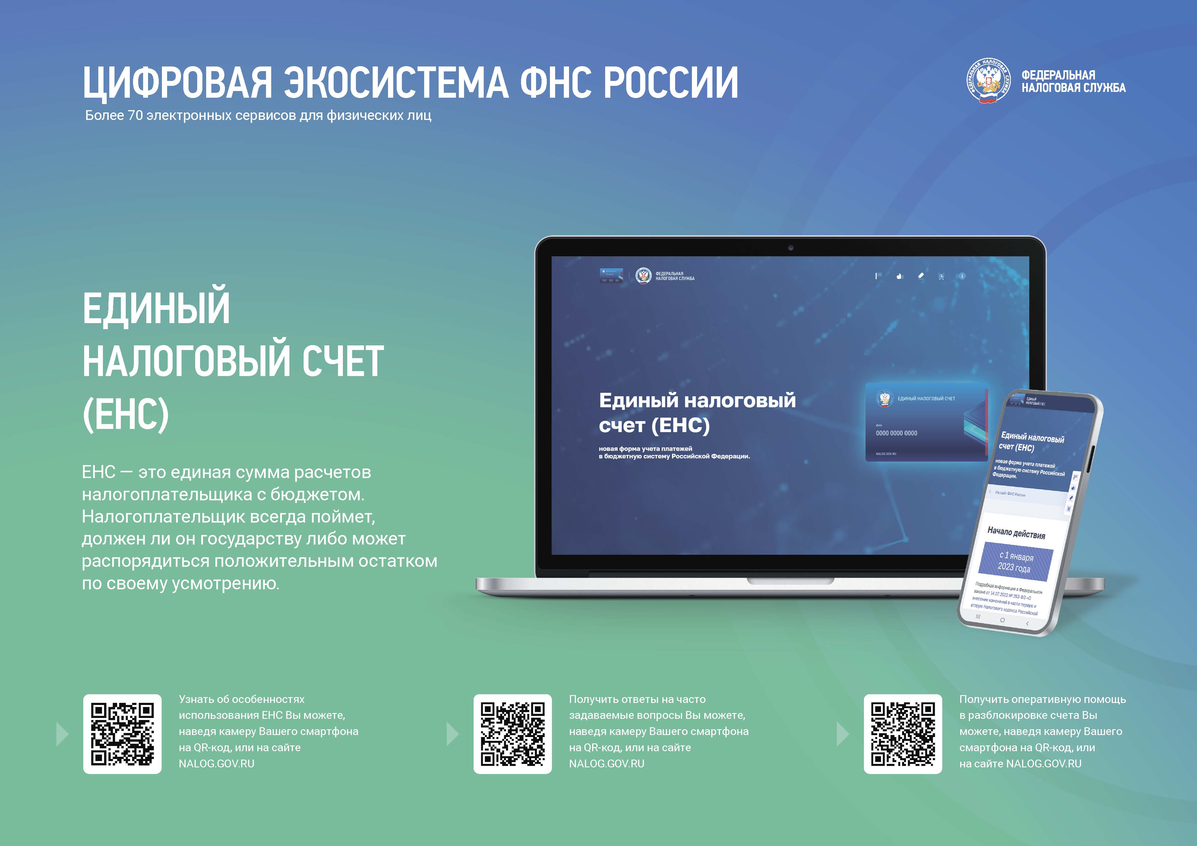 Федеральная налоговая служба информирует.