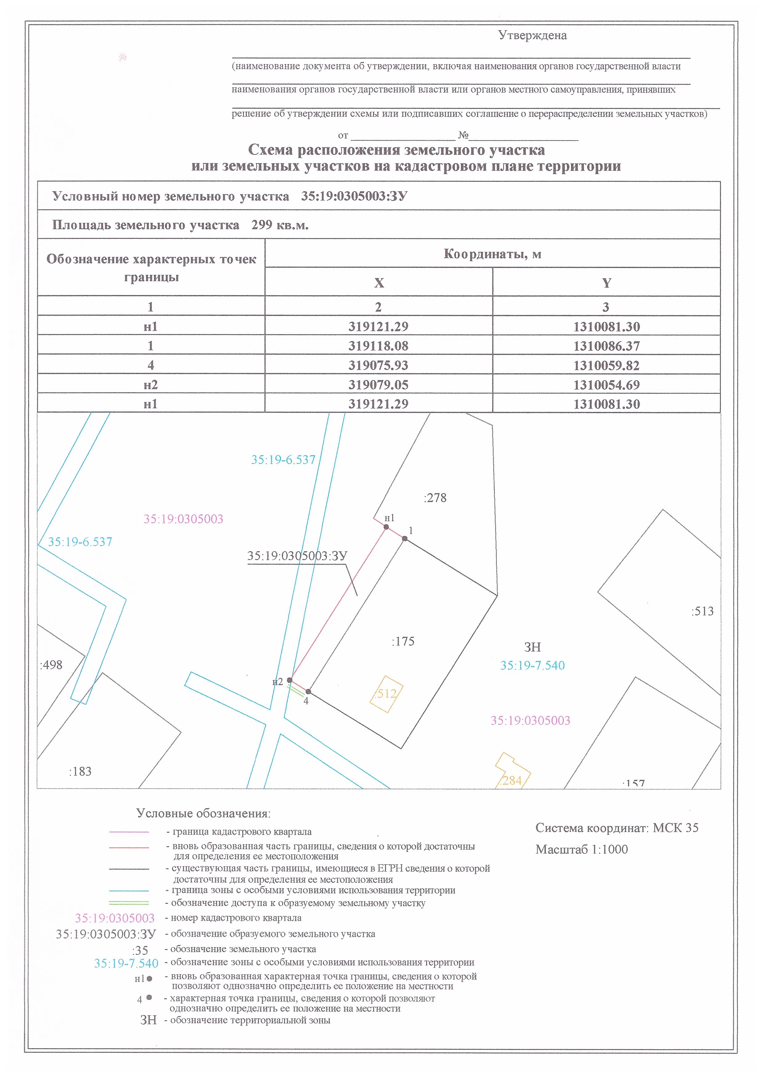 Извещение – земельный участок 299 кв.м., Российская Федерация, Вологодская  область, Устюженский муниципальный район,  д. Оснополье.